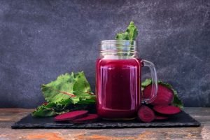 Beetroot juice before workout